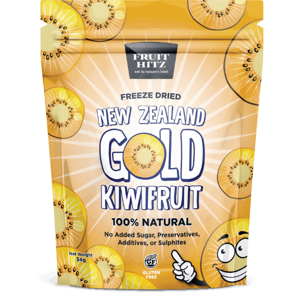 Healthy Snacks NZ - NZ Gold Kiwifruit Freeze-Dried - Eating Healthy for Healthy Living