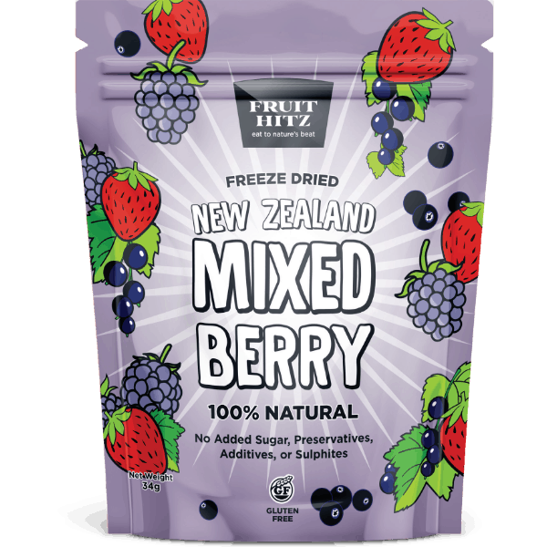 Healthy Snacks NZ - NZ Mixed Berry Freeze-dried - Best Snacks Online