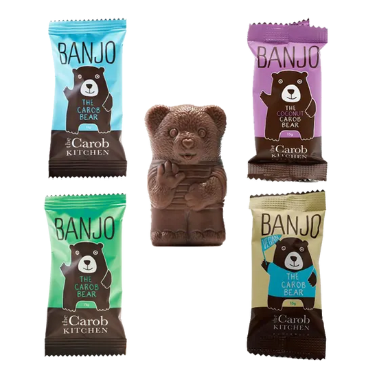 Healthy Snacks NZ - The Carob Kitchen, Carob Bear, Multiple Flavours