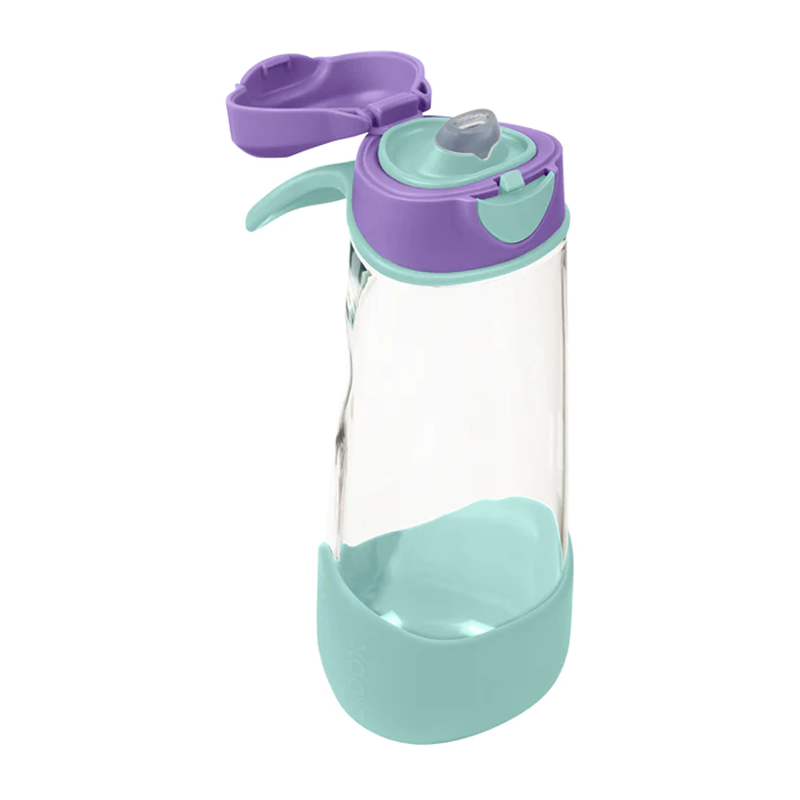 B.Box Sport Spout Bottle, 600ml, Lilac Pop - Healthy Snacks NZ