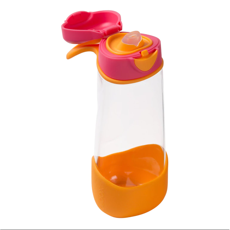 B.Box Sport Spout Bottle, 600ml, Strawberry Shake - Healthy Snacks NZ