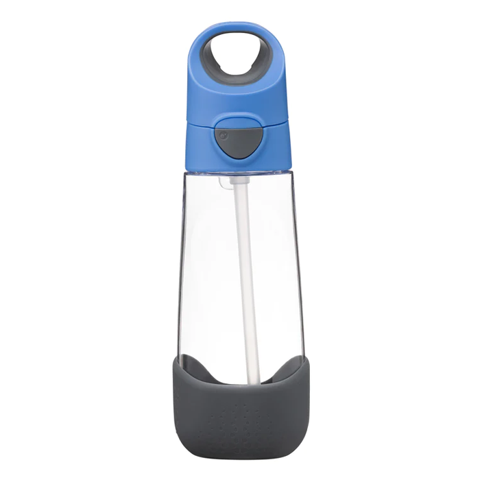 B.Box LARGE Tritan Bottle, 600ml, Blue Slate - Healthy Snacks NZ