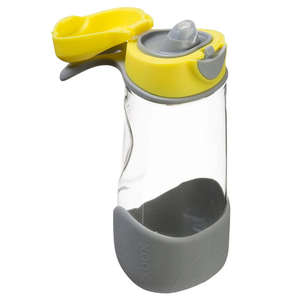 B.Box Sport Spout Bottle, 450ml,  Lemon Sherbet - Healthy Snacks NZ