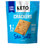 Load image into Gallery viewer, KETO Almond Flour Crackers, Sea Salt, 64g - Healthy Snacks NZ
