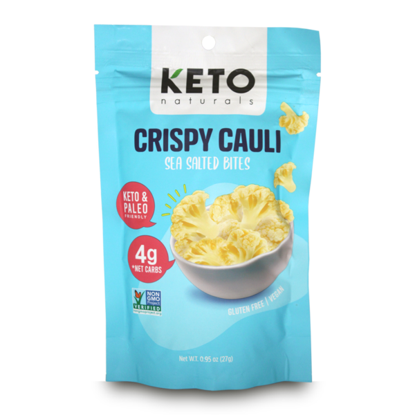 Keto Naturals, Cauliflower Bites, Sea Salt - Healthy Snacks NZ