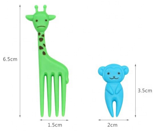 (10pc) Food Picks, Giraffe - Healthy Snacks NZ
