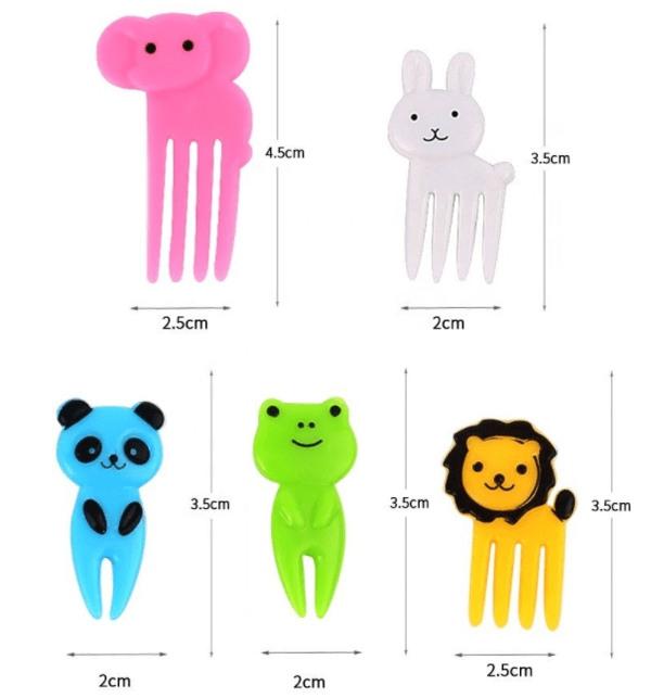 (10pc) Bento Food Picks, Elephant - Healthy Snacks NZ