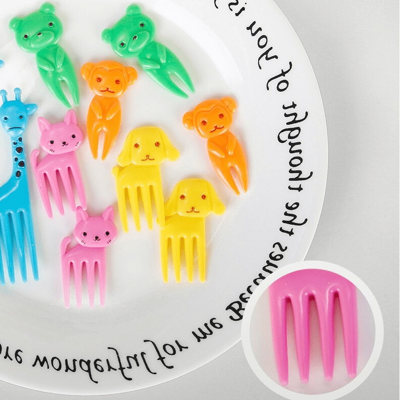 (10pc) Food Picks, Giraffe - Healthy Snacks NZ