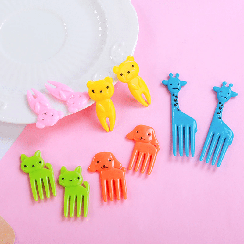 (10pc) Food Picks, Giraffe - Healthy Snacks NZ