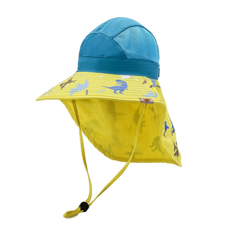 Kids Summer Play Sun Hat UPF50+, Blue - Healthy Snacks NZ