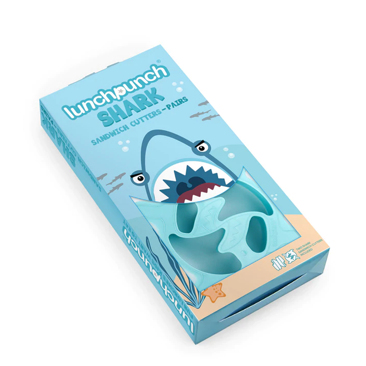 Lunch Punch Sandwich Cutters, Shark (Set of 2) - Healthy Snacks NZ