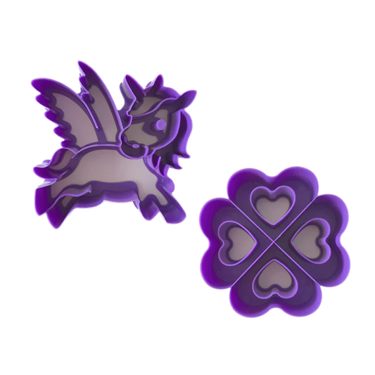 Lunch Punch Sandwich Cutters, Unicorn (Set of 2)