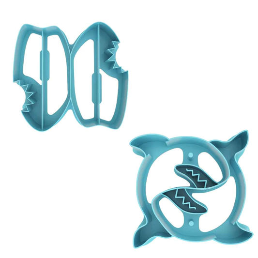 Lunch Punch Sandwich Cutters, Shark (Set of 2) - Healthy Snacks NZ