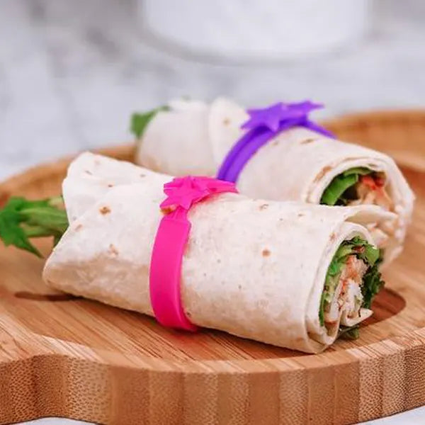 Lunch Punch, Silicone Wrap Bands, Blue - Healthy Snacks NZ
