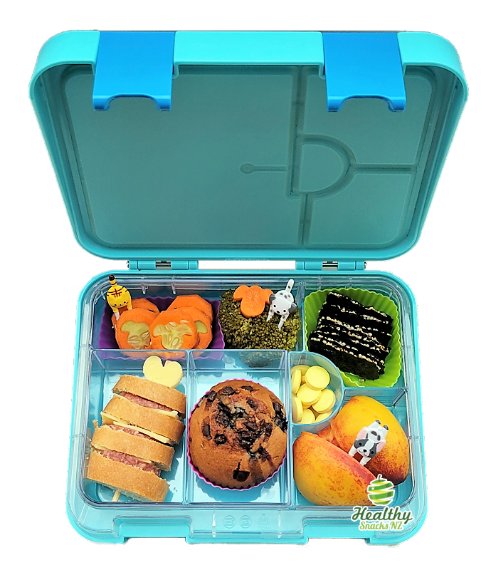 Maxi Leakproof Bento 6 Lunchbox Blue, Healthy Snacks NZ - Order Online
