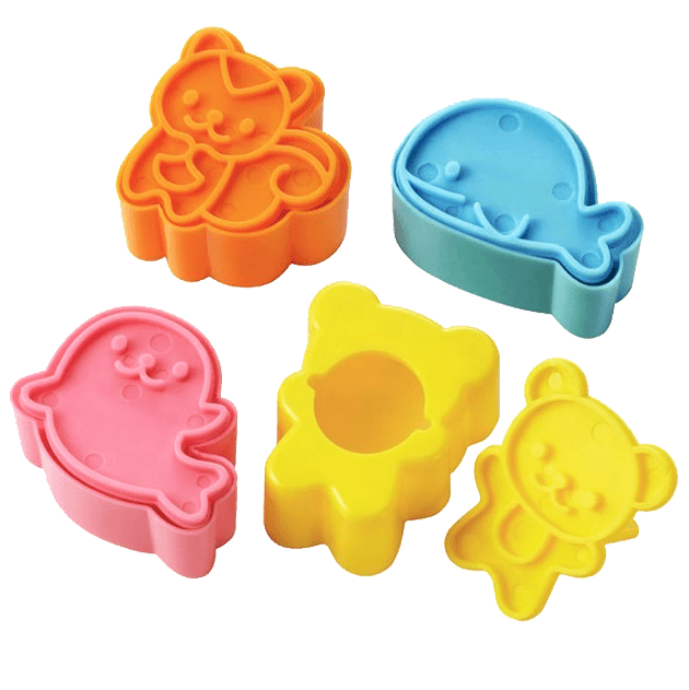 (4pc) Animals Sandwich Cutters Set - Healthy Snacks NZ