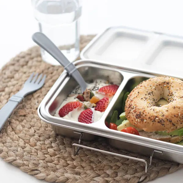 Nestling Duo Stainless Steel Bento Box - Healthy Snacks NZ