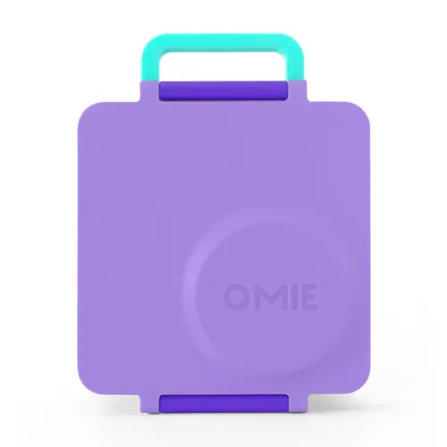 OmieBox V.2 Thermal Hot & Cold Lunchbox, Purple Plum - Healthy Snacks NZ