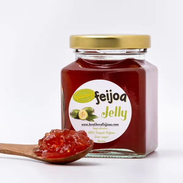 Organic NZ Feijoa Jelly, 110ml - Healthy Snacks NZ