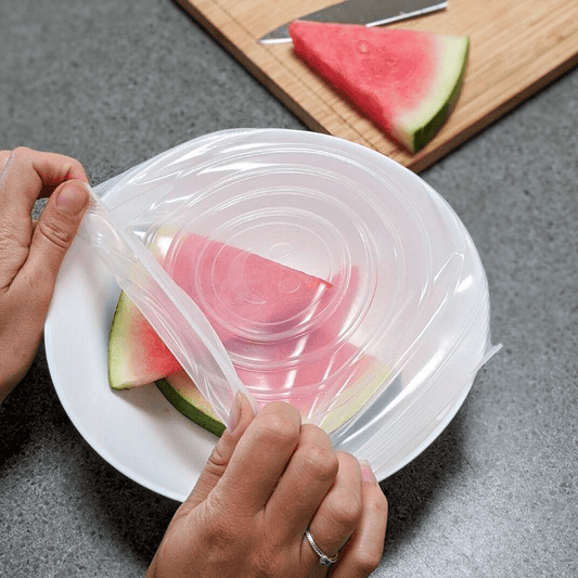 (6pc) Premium Reusable Silicone Stretchy Lids