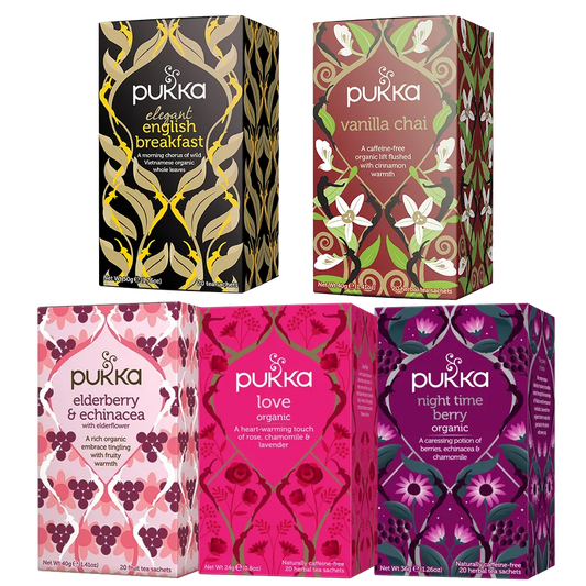 Pukka Organic Tea, Assorted Flavours - Healthy Snacks NZ