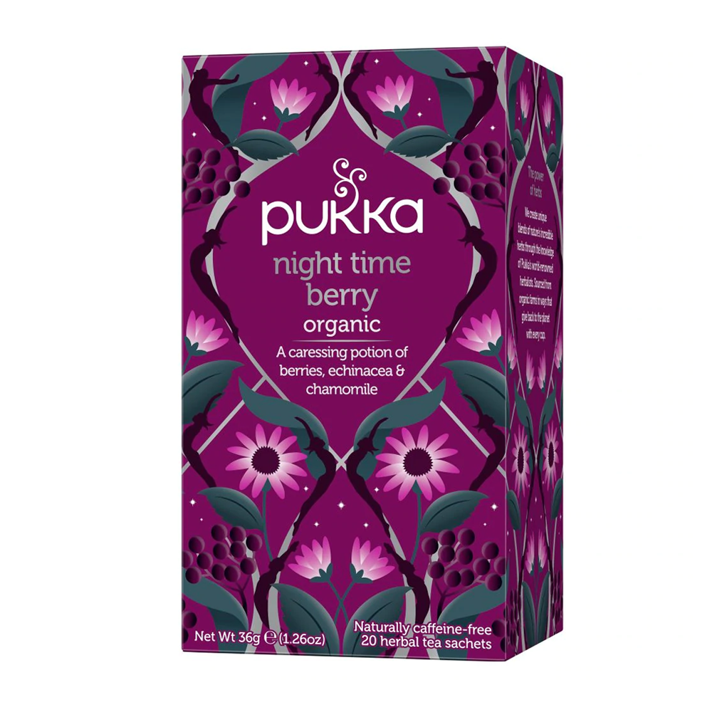Pukka Organic Tea, Night Time Berry - Healthy Snacks NZ