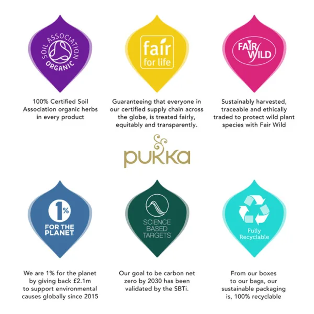 Pukka Organic Tea, Assorted Flavours - Healthy Snacks NZ