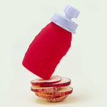 Load image into Gallery viewer, Reusable Silicone Yoghurt Pouch, 180ml, Red - Healthy Snacks NZ

