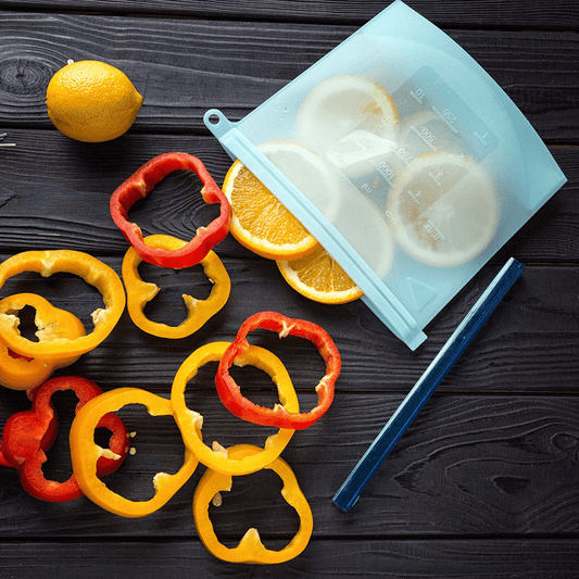 (3pc) Silicone Food Bags, Multiple Sizes - Healthy Snacks NZ