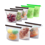 Load image into Gallery viewer, (3pc) Silicone Food Bags, Multiple Sizes
