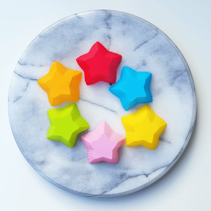 (6pc) Silicone Food Cups, Assorted - Healthy Snacks NZ