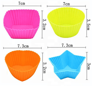 (6pc) Silicone Food Cups, Assorted