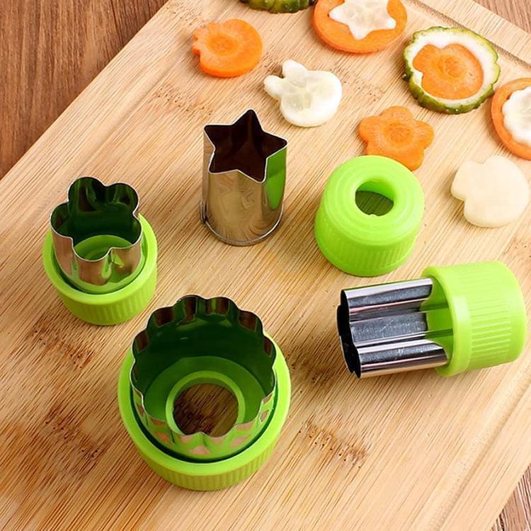(9pc) Stainless Steel Fruit & Vege Cutters Set - Healthy Snacks NZ