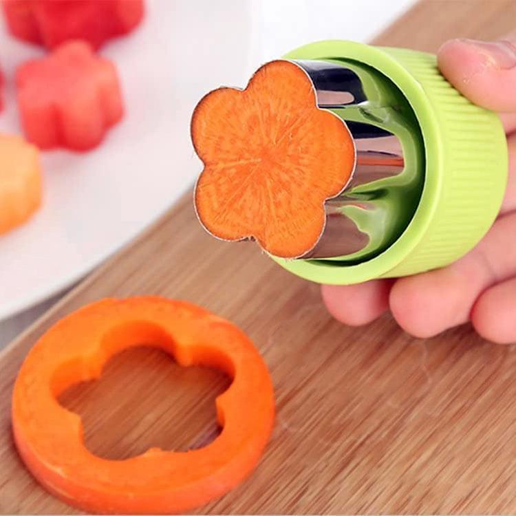 (9pc) Stainless Steel Fruit & Vege Cutters Set - Healthy Snacks NZ