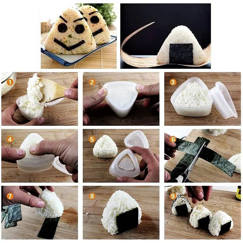 Simple Sushi Maker Moulds - Onigiri Triangle - Healthy Snacks NZ - Free Shipping