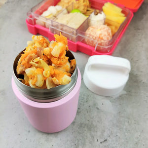 Food Jar, Kids Insulated Thermos, Pink - Healthy Snacks NZ