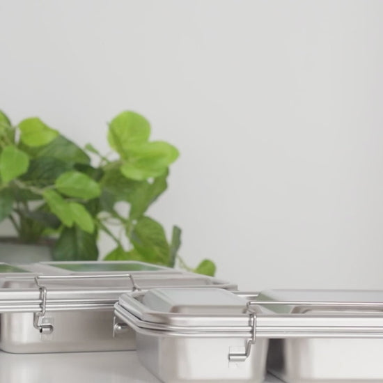 Nestling Stainless Steel Bento Box - Healthy Snacks NZ