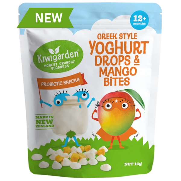 Kiwigarden, Yoghurt & Mango Bites (GF), 14g - Healthy Snacks NZ