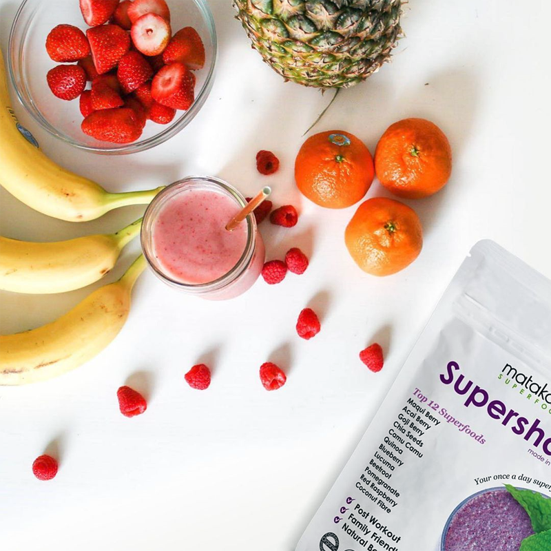 Organic Superfoods Supershake Mix (DF/GF/V), 200g - Healthy Snacks NZ