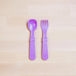 Load image into Gallery viewer, (2pc) Re-Play Utensils Purple - Healthy Snacks NZ
