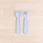 Load image into Gallery viewer, (2pc) Re-Play Utensils Ice Blue - Healthy Snacks NZ

