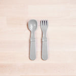 Load image into Gallery viewer, (2pc) Re-Play Utensils Grey - Healthy Snacks NZ

